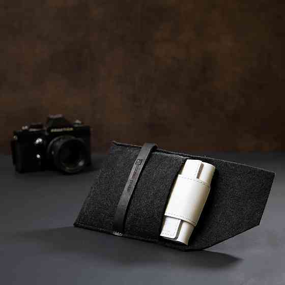 Жіноче шкіряне портмоне GRANDE PELLE 11367 Білий Київ