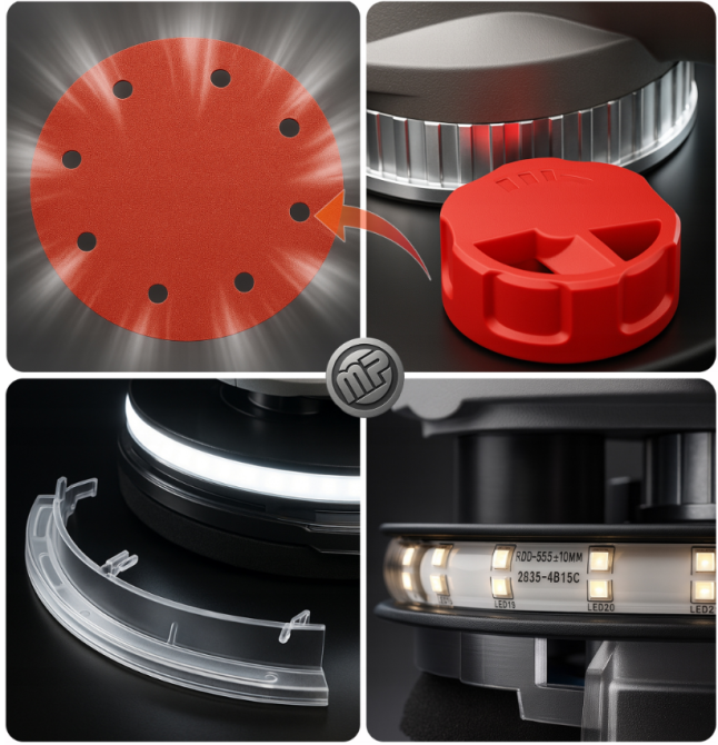 Шліфмашина для стін 1800Вт 230В Majster Polska (Польща) Київ - фото 10