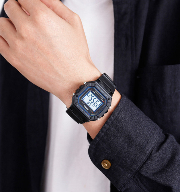 Skmei 1496BKWT Black-White SBR Киев - изображение 3