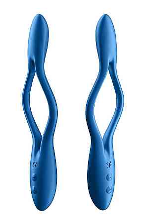 Універсальний гнучкий вібратор для пар Satisfyer Elastic Game Dark Blue Sex Aura Київ
