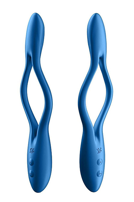 Універсальний гнучкий вібратор для пар Satisfyer Elastic Game Dark Blue Sex Aura Київ - фото 6