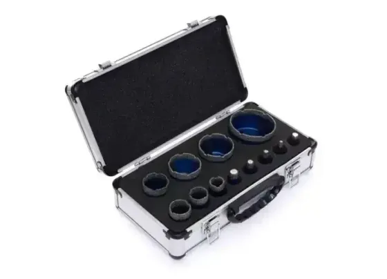 Комплект AL-FA ALDHSS11 – алмазні коронки для плитки, набір 11 шт., 6–68 мм Львів