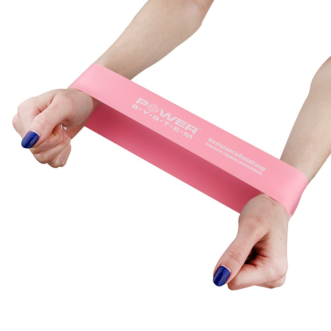 Резинка для фітнесу Power System PS-4061 Flex Loop Light Pink (опір 12кг.) Каменское - изображение 2