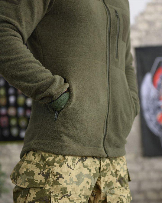 Фліска чоловіча олива якісна тепла Одеса - фото 8