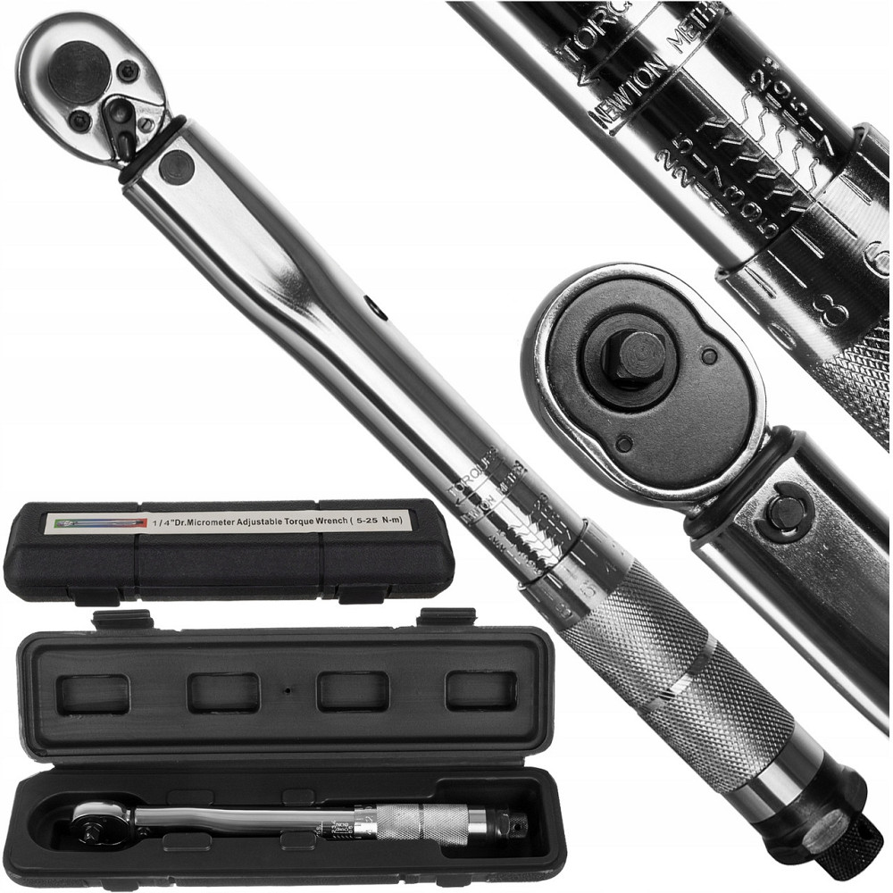 Динамометрический ключ многофункциональный с трещоткой и футляром Xtrobb (11745) Нововолынск - изображение 1