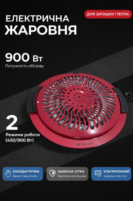 Уцінка Електричний Обігрівач Orbegozo BR 50 A 900 Вт Настільний Інфрачервоний Обігрівач З Двома Режимами Потужності Київ - фото 2