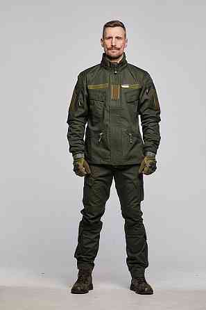 Військова чоловіча літня куртка хакі , матеріал ріп стоп , польова тактична чорна куртка Львів