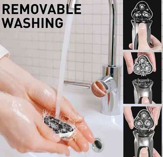 Бритва Xiaomi Enchen Black stone 3D Type C, Black Silver. Київ