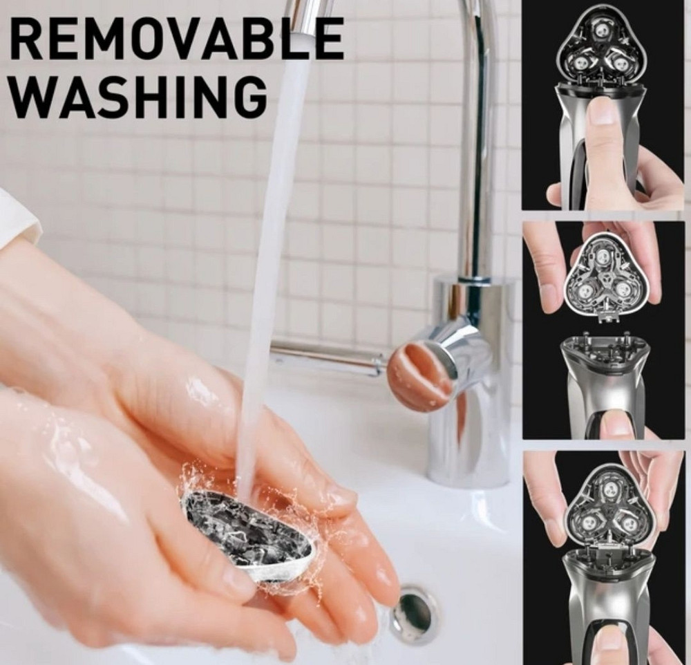 Бритва Xiaomi Enchen Black stone 3D Type C, Black Silver. Київ - фото 3