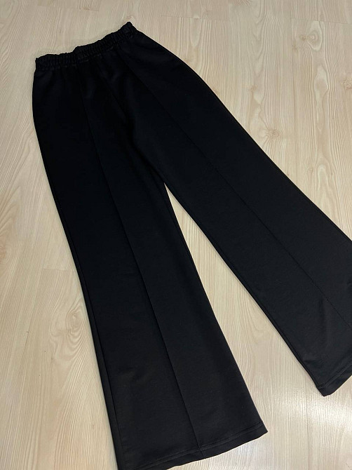 Брюки жіночі MY CITY 8286 палаццо-кльош з високою посадкою чорні, чорний, L Київ - фото 14