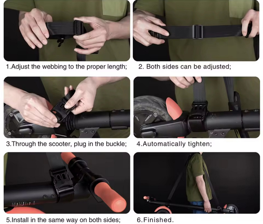 Ремінь для перенесення та транспортування самокату велосипеда лиж сноуборда коляски Одеса - фото 10