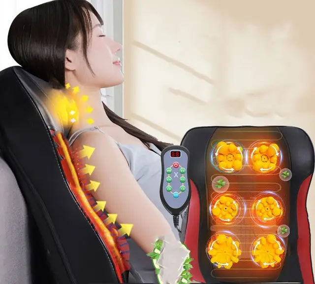 Масажна подушка Shiatsu-168 для шиї, спини, попереку та тіла Вінниця - фото 8