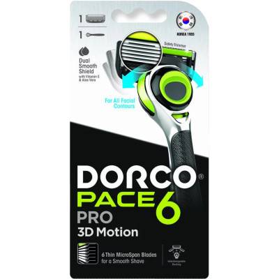 Бритва Dorco Pro 3D Motion 6 лез 1 шт. (8801038582696) Вінниця - фото 1