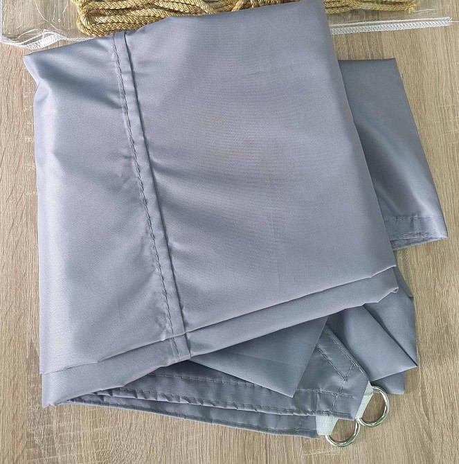 Тент навіс затіняючий квадратний 2х2м Оксфорд (Сірий) Вінниця - фото 10