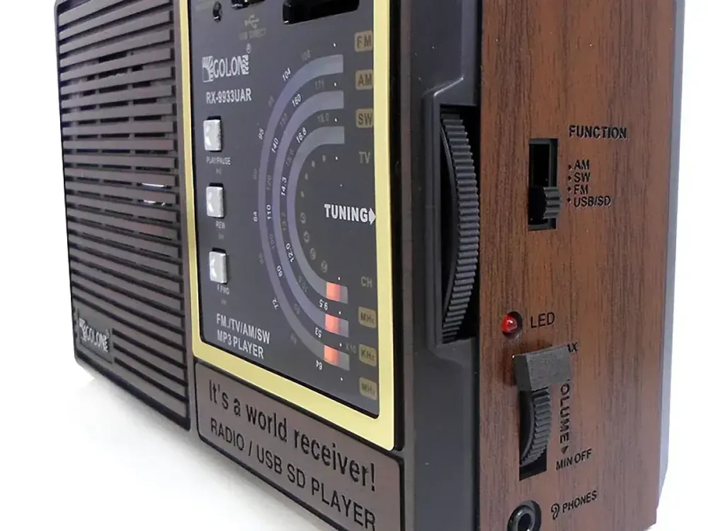 Радіоприймач Golon RX-9933UAR Від мережі 220 V або батарей UM-1 1.5 В Одеса - фото 2