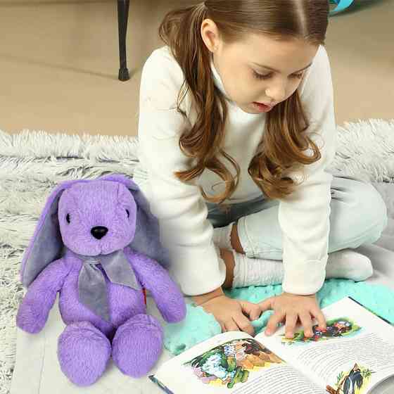 Игрушка мягконабивная Зайчонок МС 080501-10 фиолетовый 33 см Винница