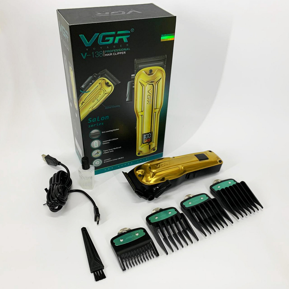 Машинка для стрижки волосся електрична VGR, Тример для скронь Машинка окантовки акумуляторна DP-80 Львів - фото 1