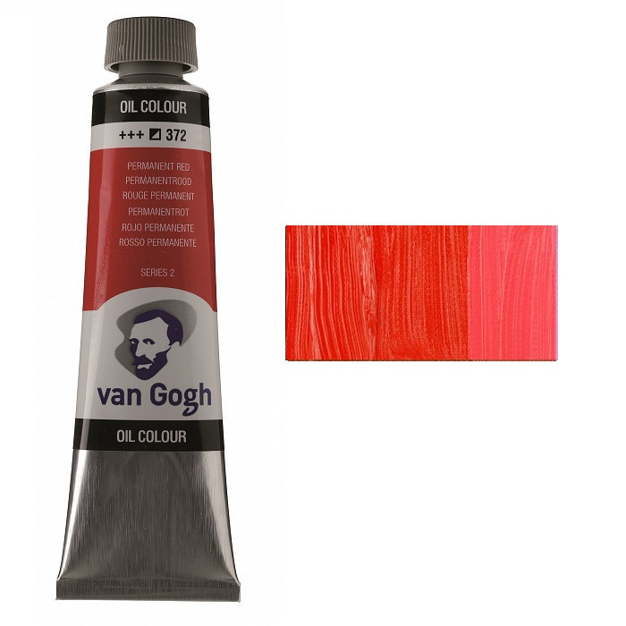 Фарба олійна VAN GOGH (372) Перм. червоний 40 мл Royal Talens Київ - фото 1