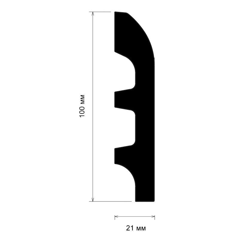 Плинтус полиуретановый Gaudi Decor CR 3242 Днепр - изображение 2