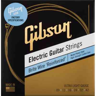 Струни для гітари Gibson SEG-BWR9 Brite Wire Reinforced Ultra-Light (09-42) (230466) Вінниця