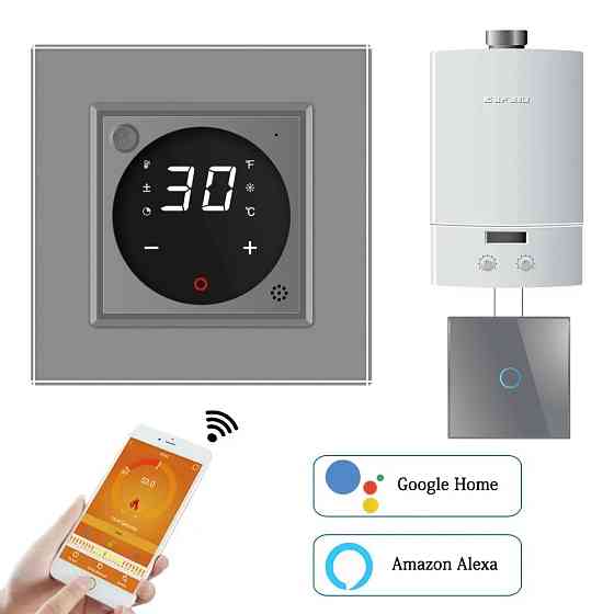 LIVOLO Комплект дистанційного керування котлом LIVOLO сірий скло (VL-C7FCEZ-701Z-2IP) Коломия