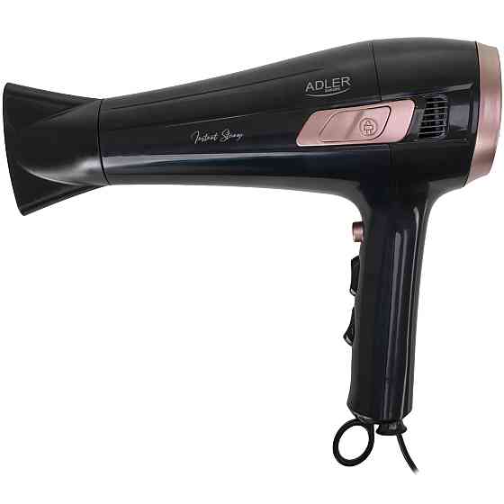 Фен Adler AD 2283 black 2400Вт/ 2 швидкості/ хол.обдув/ темп.режимів-3/ ахист від перегріву Вінниця