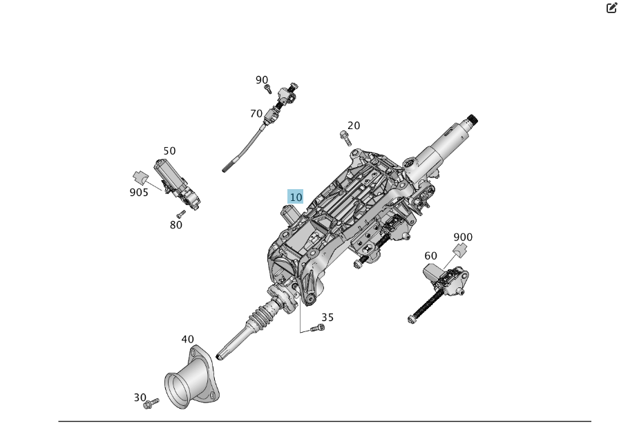 Mercedes-Benz  A1664606200 Рульова колонка ML/GLE W166 GLE Coupe C292 GL/GLS X166 Одеса - фото 5