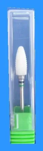 Насадка-фреза керамическая конус , зеленая средняя зернистость Киев - изображение 3