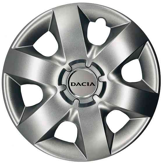 Автомобильные модельные колпаки R15 Dacia 310 4шт, SJS, серебряные Киев