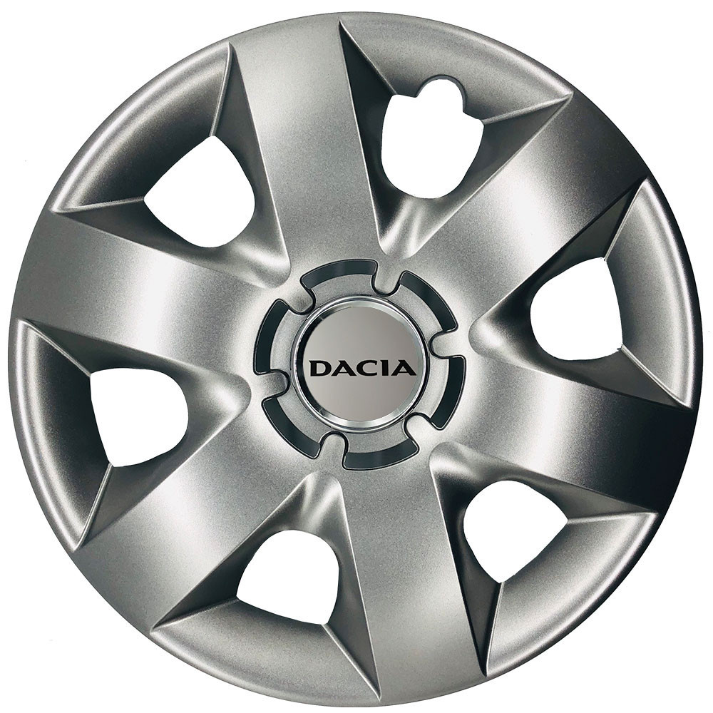 Автомобильные модельные колпаки R15 Dacia 310 4шт, SJS, серебряные Киев - изображение 1