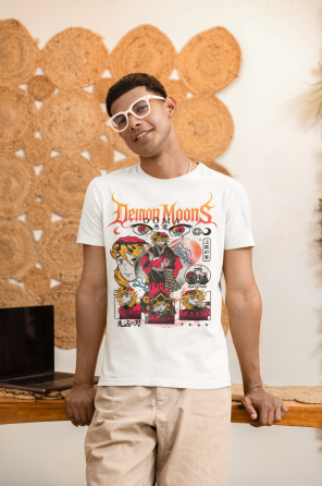 Футболка для мальчика аниме Истребитель демонов оверсайз (рост от 165 до 180 ) Черний AnimeJ0769m Днепр