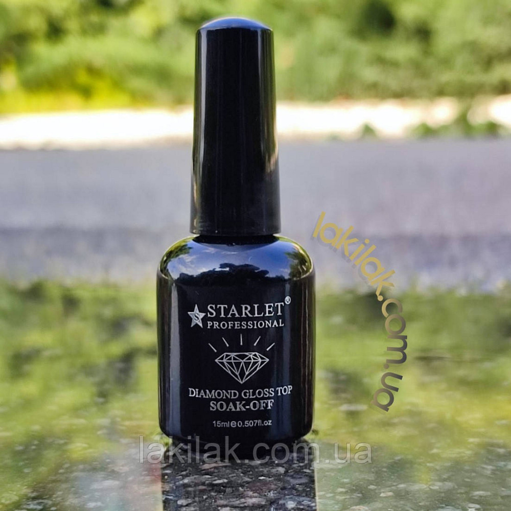Діамантовий топ Starlet Professional без липкого шару (без УФ фільтру) 15мл Херсон - фото 1