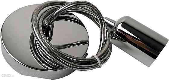 Хромований підвісний світильник на лампочку 19081 Луцьк