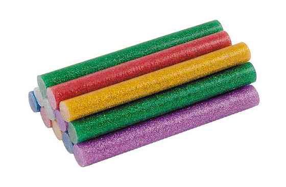 Стрижні клейові MASTERTOOL 11.2х100 мм 12 шт кольорові перламутрові 42-0156 Коломия