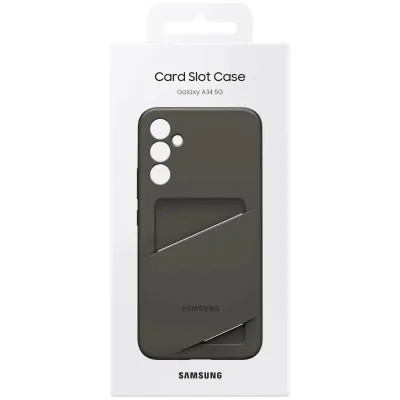 Чехол для мобильного телефона Samsung Samsung A34 Card Slot Case Black (EF-OA346TBEGRU) Винница - изображение 6