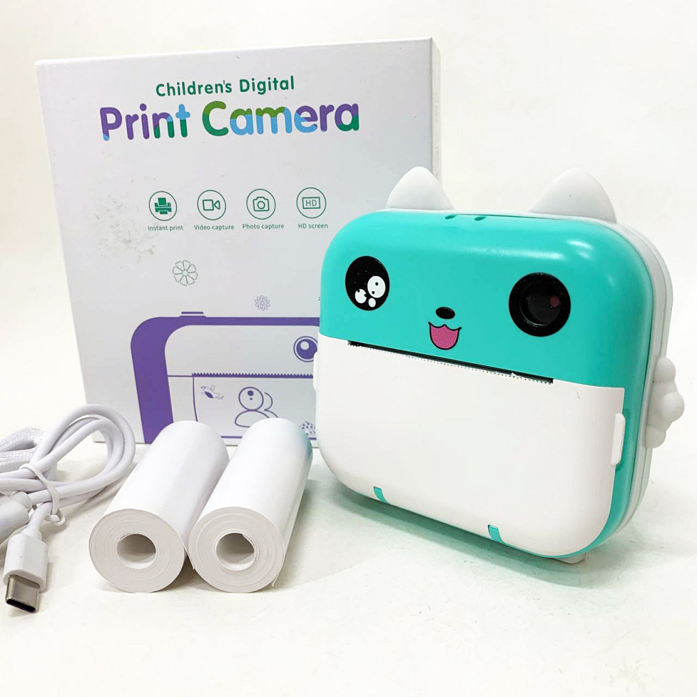 Детские фотоаппараты для мальчиков, Детский фотоаппарат с функцией распечатки, Фотоаппарат игрушечный HF-46 Львов - изображение 5