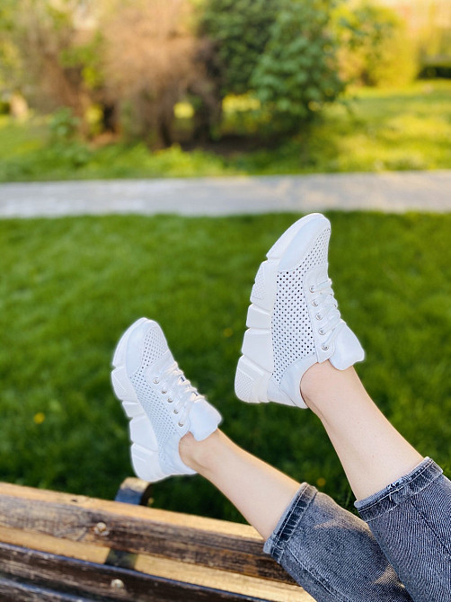 VLADEKS Кросівки жіночі VLADEKS 1074/1 білі (весна-літо, шкіра натуральна) (4642) Коломыя - изображение 6