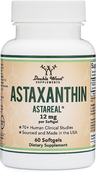 Аксантін Double Wood Supplements Astaxanthin 12 mg 60 softgels Луцьк - фото 1