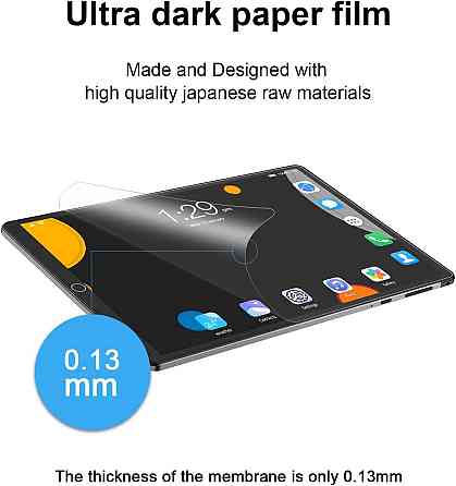 Плівка захисна для iPad 7/8/9 (10.2") Паперова матова Feel Like Paper 3 шт сумісна з Apple Pencil антиблікова PET для малювання Київ