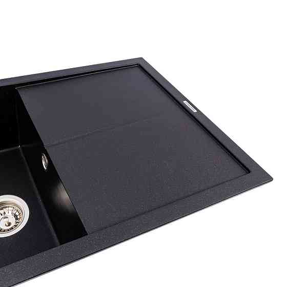 Гранітна матова мийка VALESO MAGNUM 7950 (Чорний металік) Коломыя