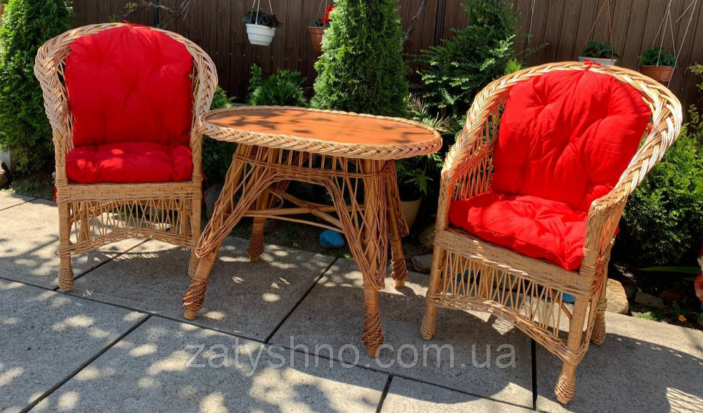 Мебель плетеная из лозы для сада и дачи Киев - изображение 4