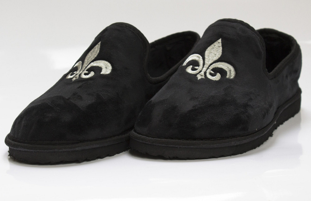 Капці із задником чоловічі домашні туфлі тапки чорні "Біла лілія" Одеса - фото 4