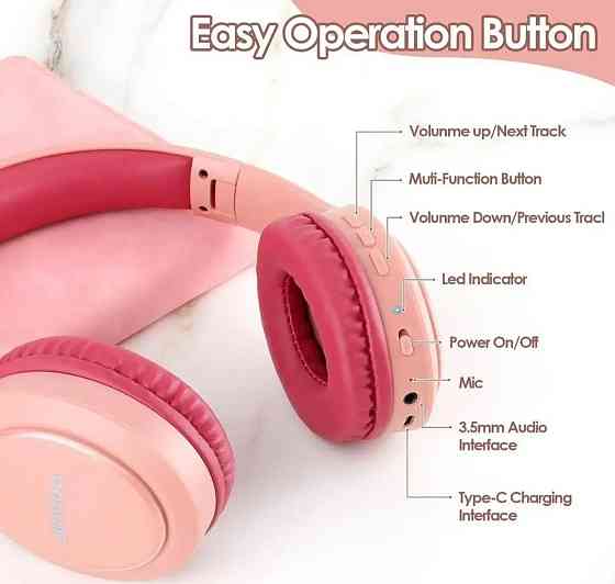 Навушники бездротові Bluetooth Hi-Fi складані Siindoo JH-919 Black. Київ