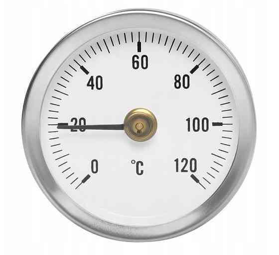 Термометр биметаллический со шкалой для печей с температурой 120°C Ruhhy (26557) Нововолынск
