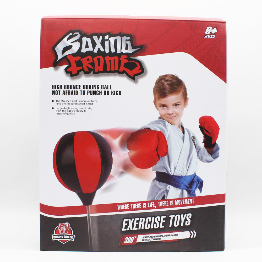 Боксерский набор на стойке 70-110см,с перчатками и насосом SBR Киев - изображение 10