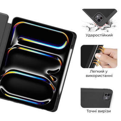Чехол для планшета AirOn Premium SOFT iPad Pro 13 2024 + Film Black (4822352781129) Винница - изображение 10