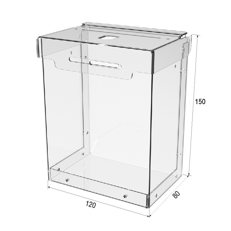 Ящик EKOSTAR с замком для сбора денег и анкет объем 1,5 литров Киев - изображение 4