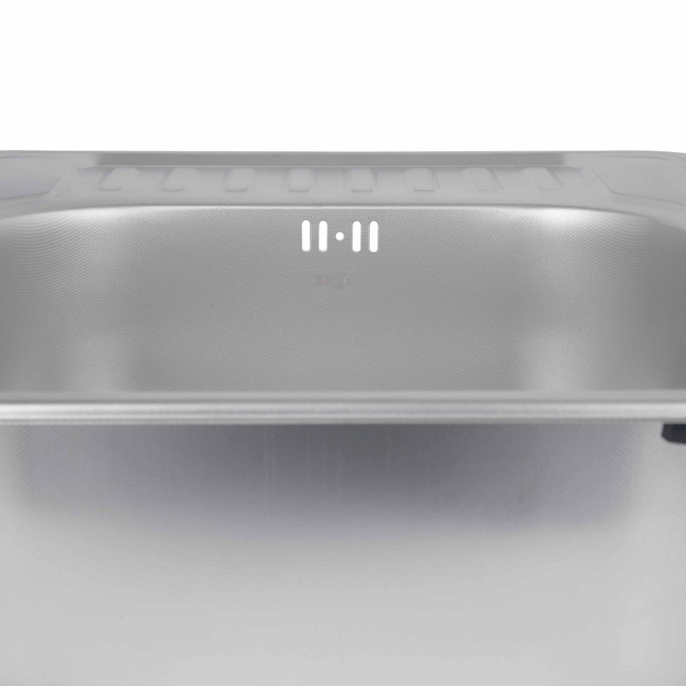 Кухонная мойка Brinex 5848 0,8 мм Micro Decor (BRIN5848MDEC08) Киев - изображение 6