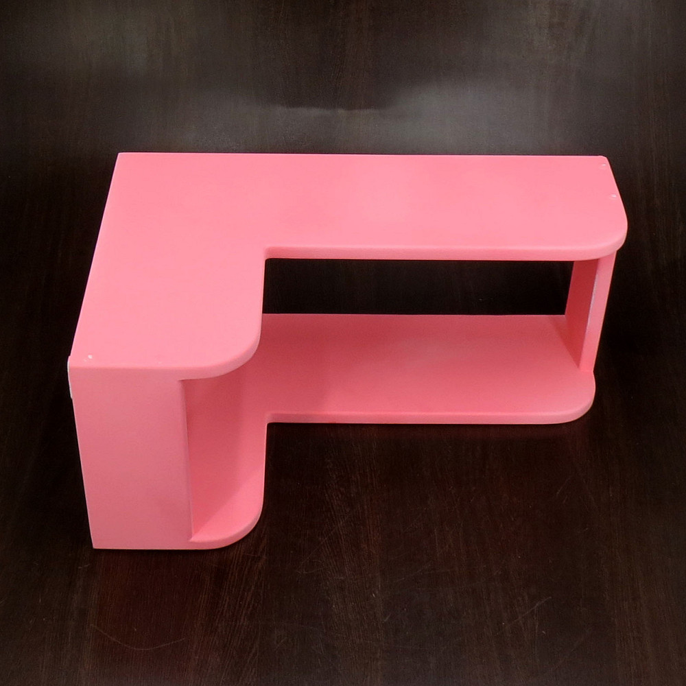 Угловая настенная полка 