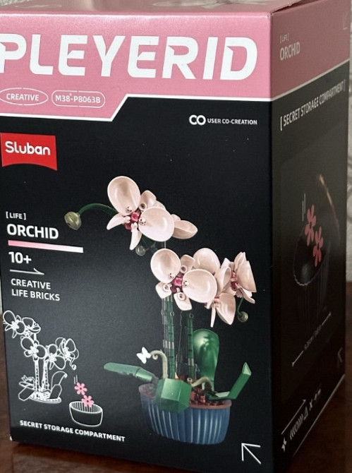 Конструктор цветы в горшке Орхидея. Харьков - изображение 4